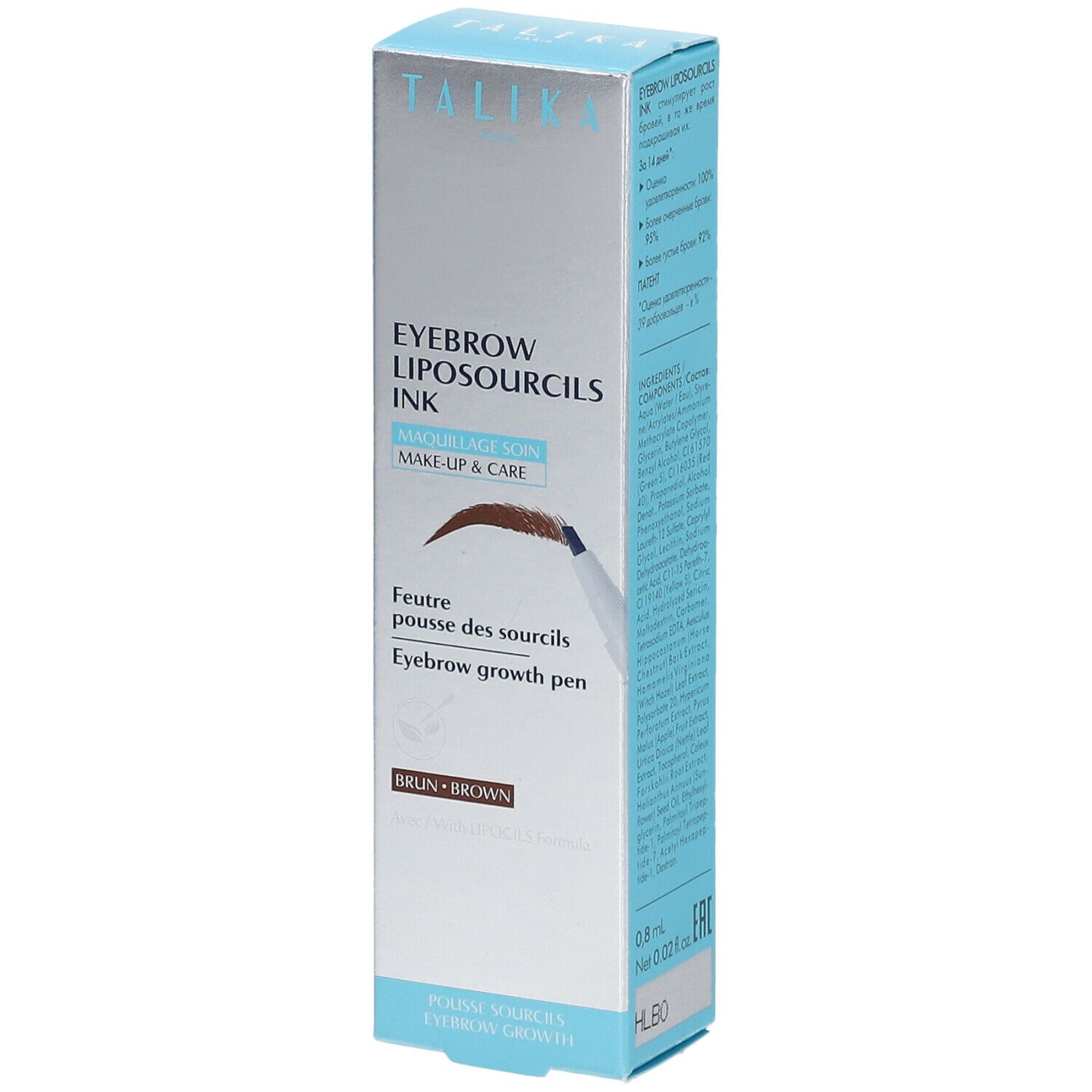 TALIKA Liposourcils Augenbrauenstift Braun