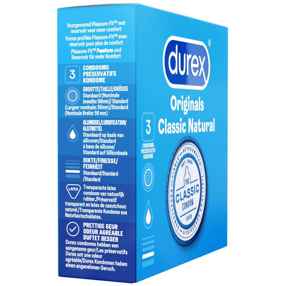 durex® Classic Préservatifs Natural