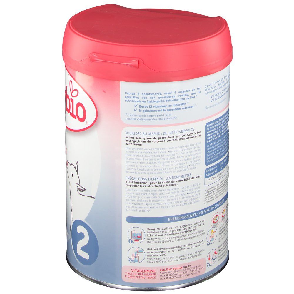 babybio® CAPREA Folgemilch 2 auf Ziegenmilchbasis