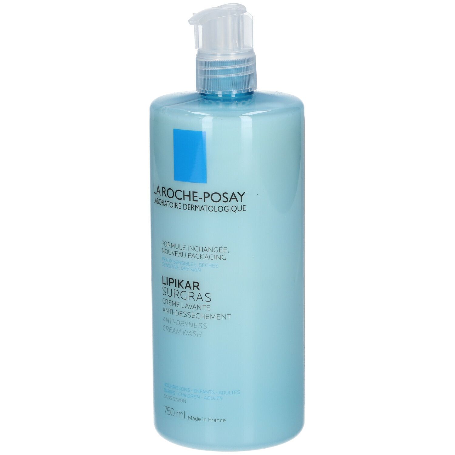 LA ROCHE-POSAY LIPIKAR Surgras Crème lavante anti-dessèchement