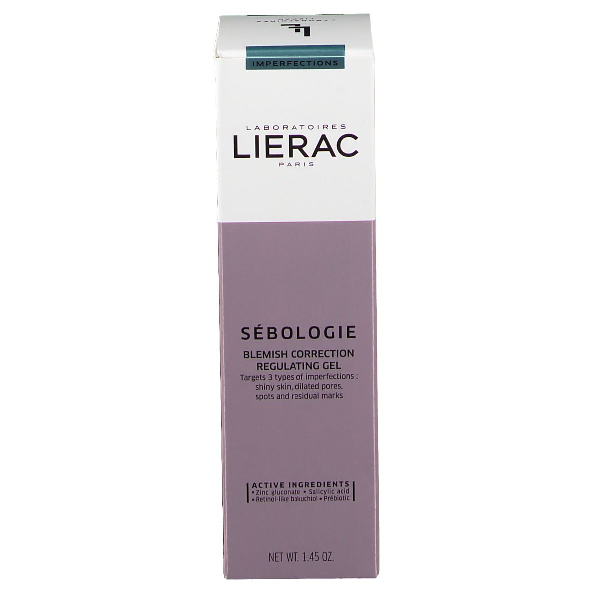 LIERAC Sébologie Gel régulateur correction imperfections