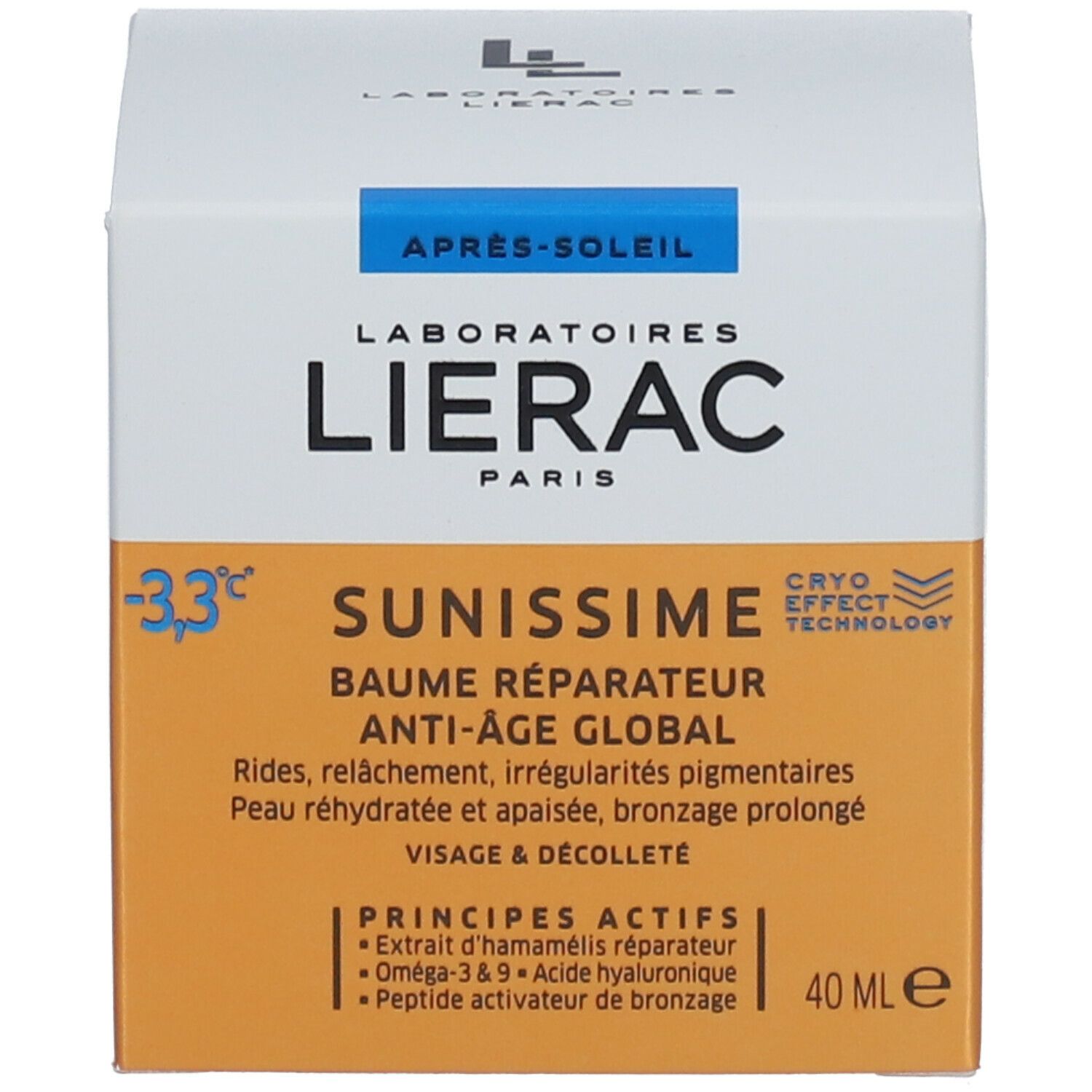 LIERAC Sunissime Baume réparateur réhydratant