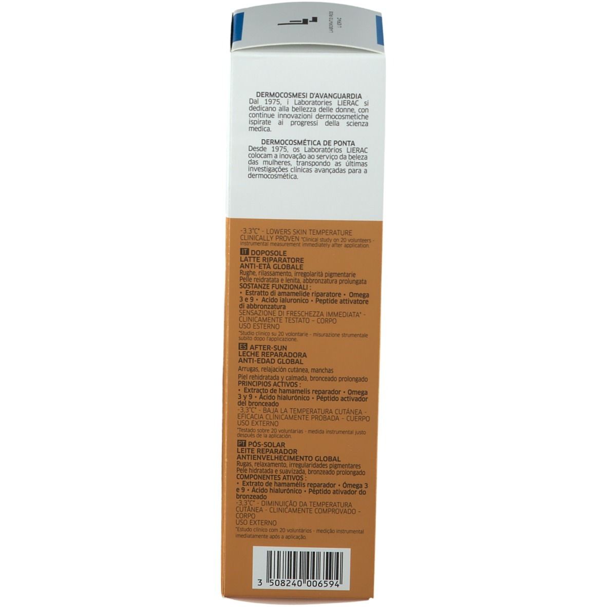 Lierac Sunissime Lait Réparateur réhydratant anti-âge global