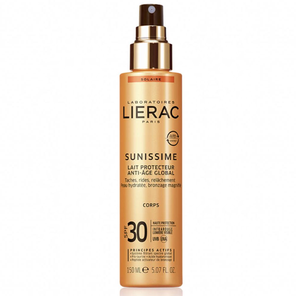 LIERAC SUNISSIME Lait protecteur vitalisant anti-âge SPF 30