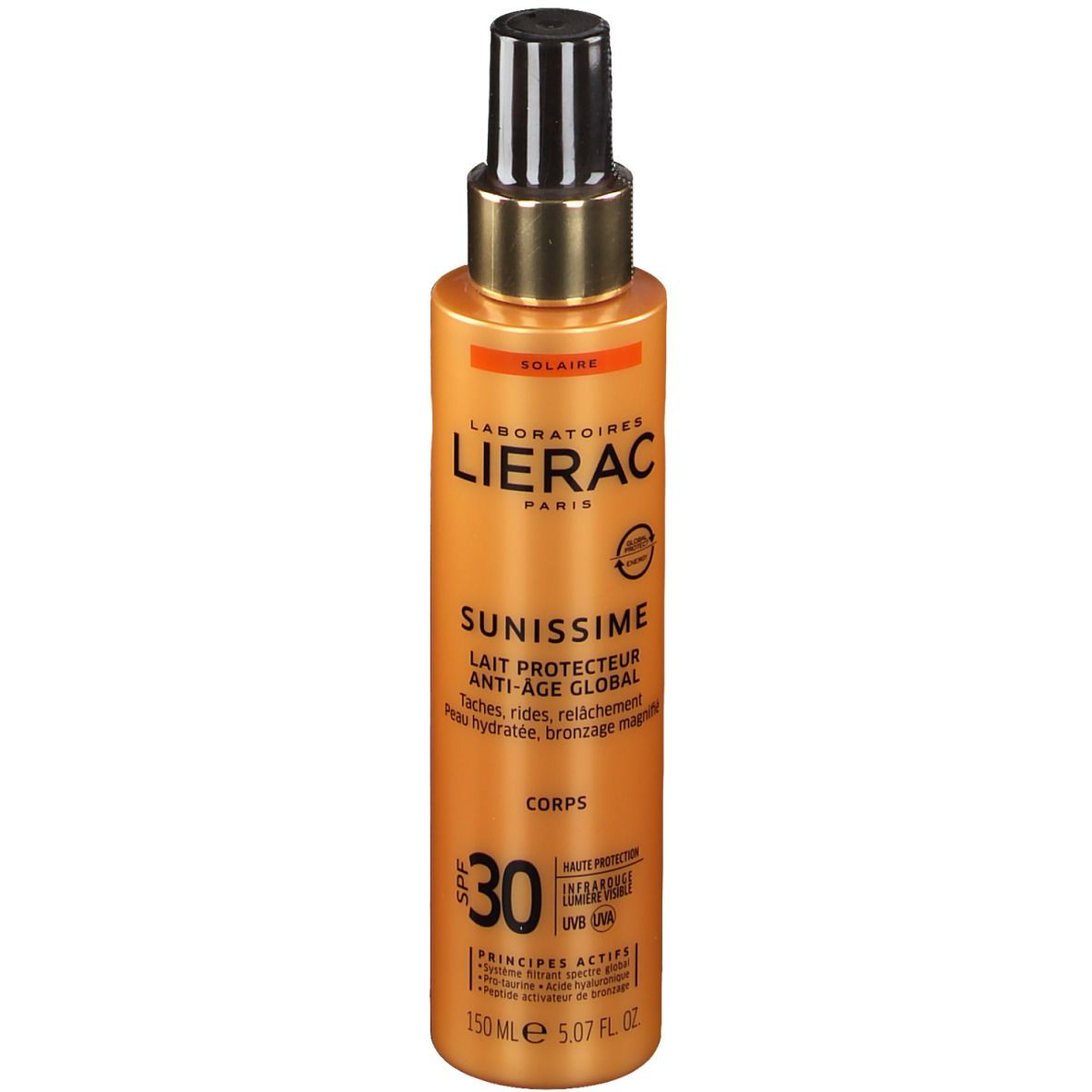LIERAC SUNISSIME Lait protecteur vitalisant anti-âge SPF 30