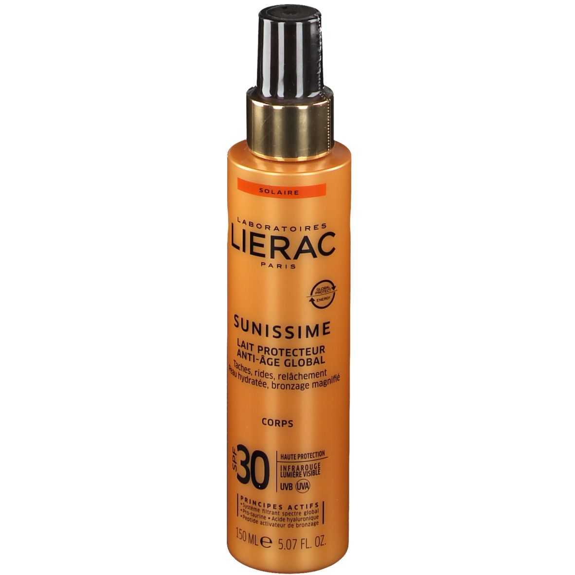 LIERAC SUNISSIME Lait protecteur vitalisant anti-âge SPF 30