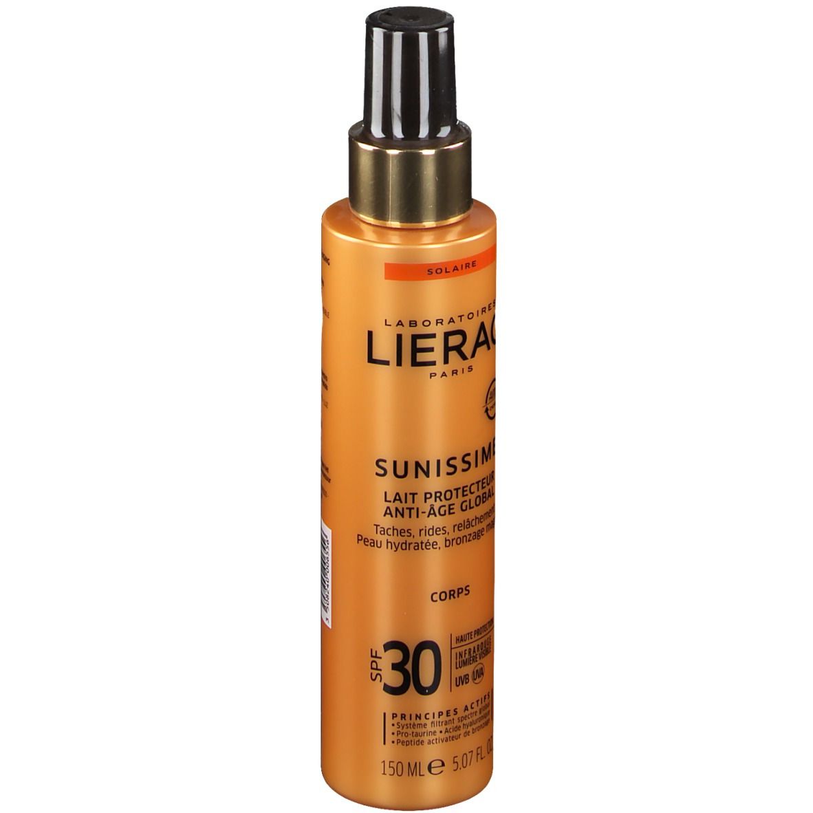 LIERAC SUNISSIME Lait protecteur vitalisant anti-âge SPF 30