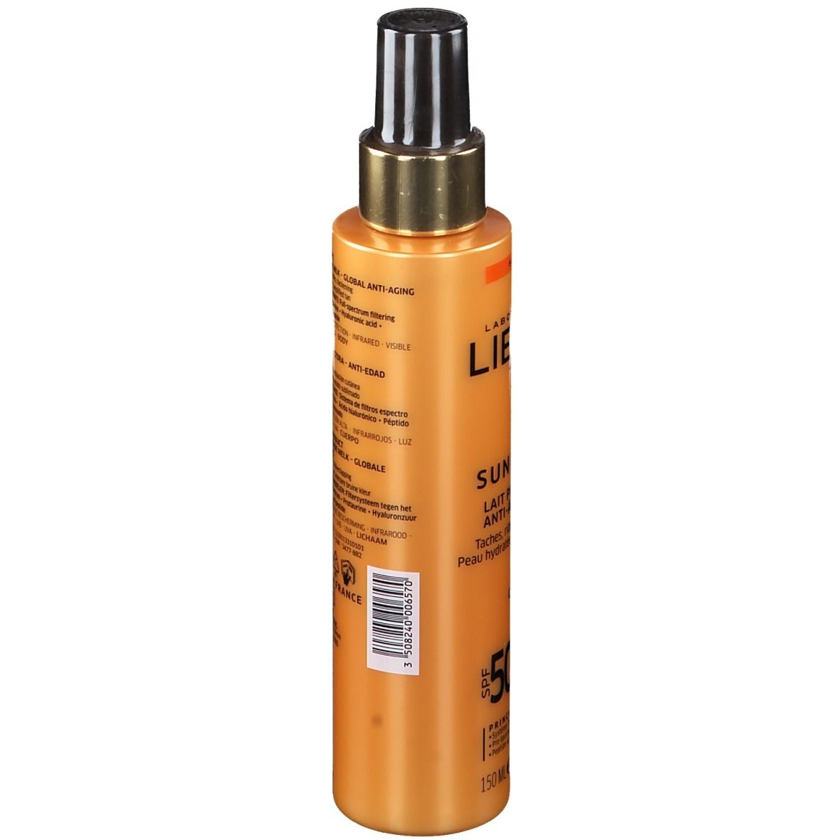 LIERAC SUNISSIME Anti-Age vitalisierendes Schutzmilch LSF 50