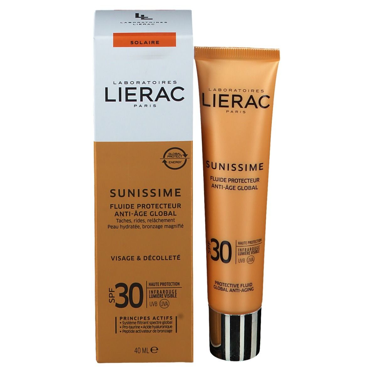 Lierac Sunissime Fluide Protecteur énergisant anti-âge global SPF30