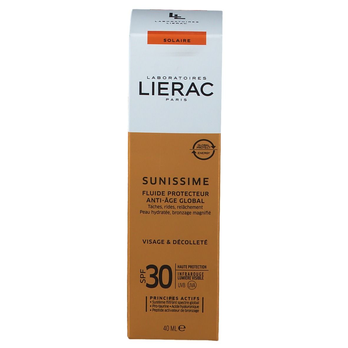 Lierac Sunissime Fluide Protecteur énergisant anti-âge global SPF30