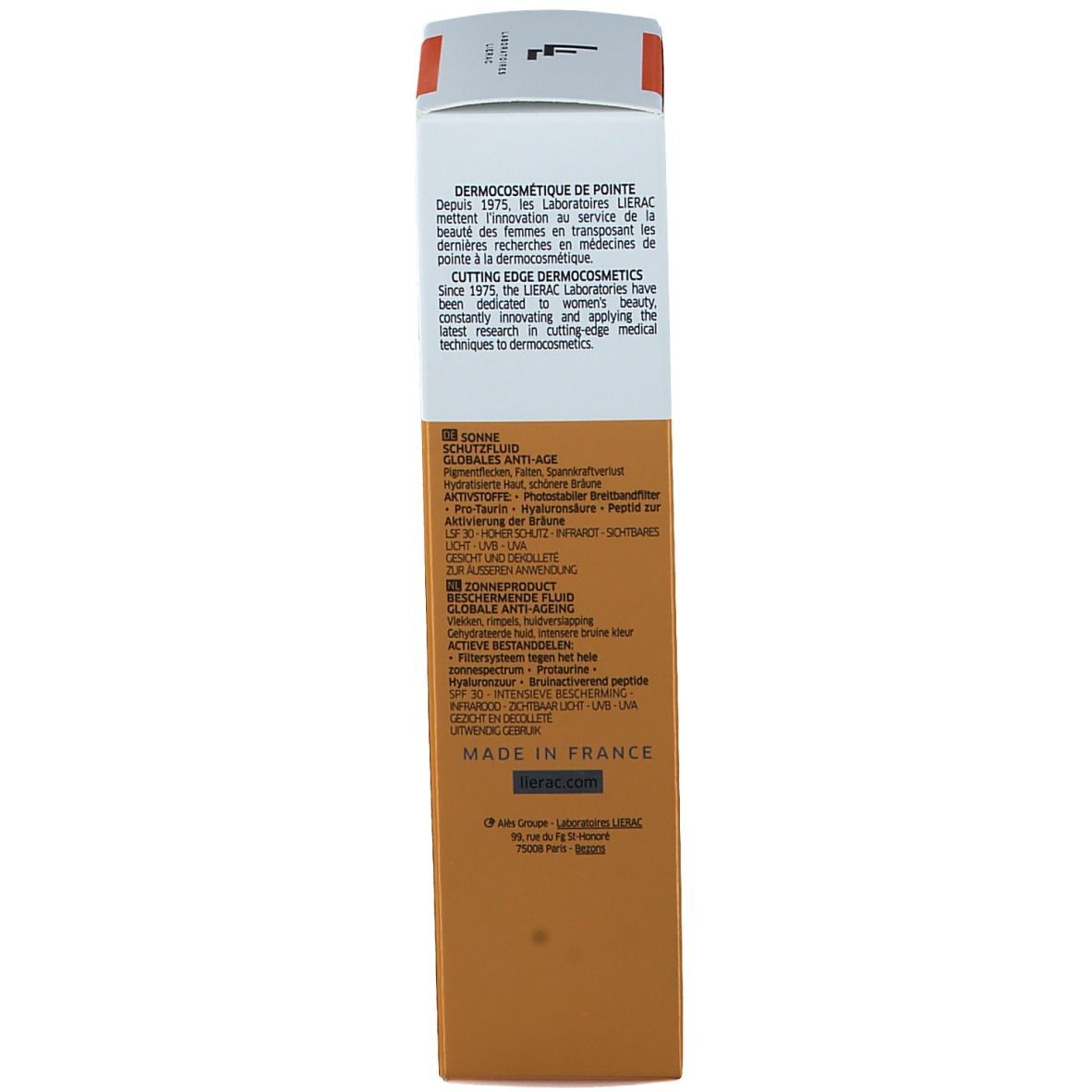 Lierac Sunissime Fluide Protecteur énergisant anti-âge global SPF30