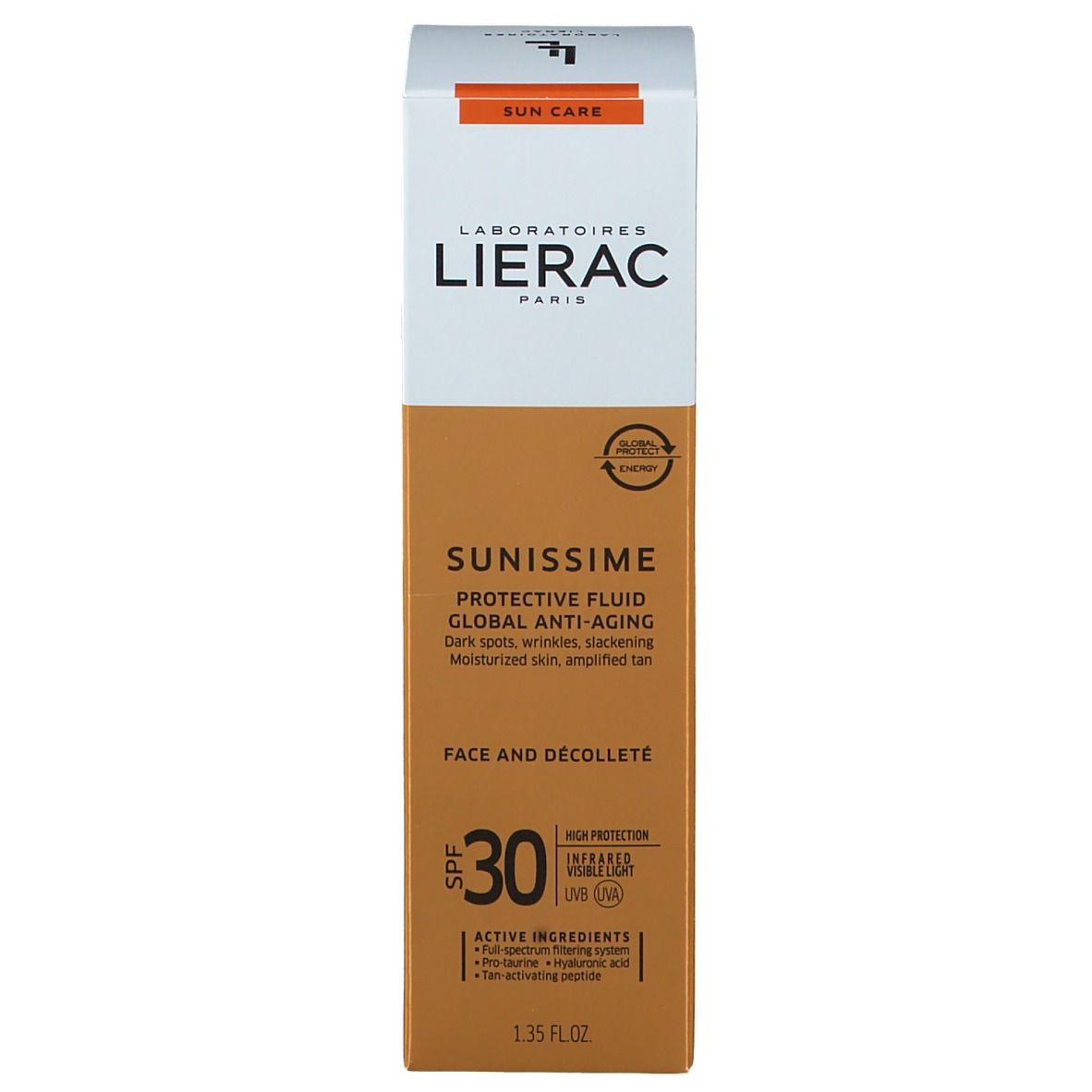 Lierac Sunissime Fluide Protecteur énergisant anti-âge global SPF30
