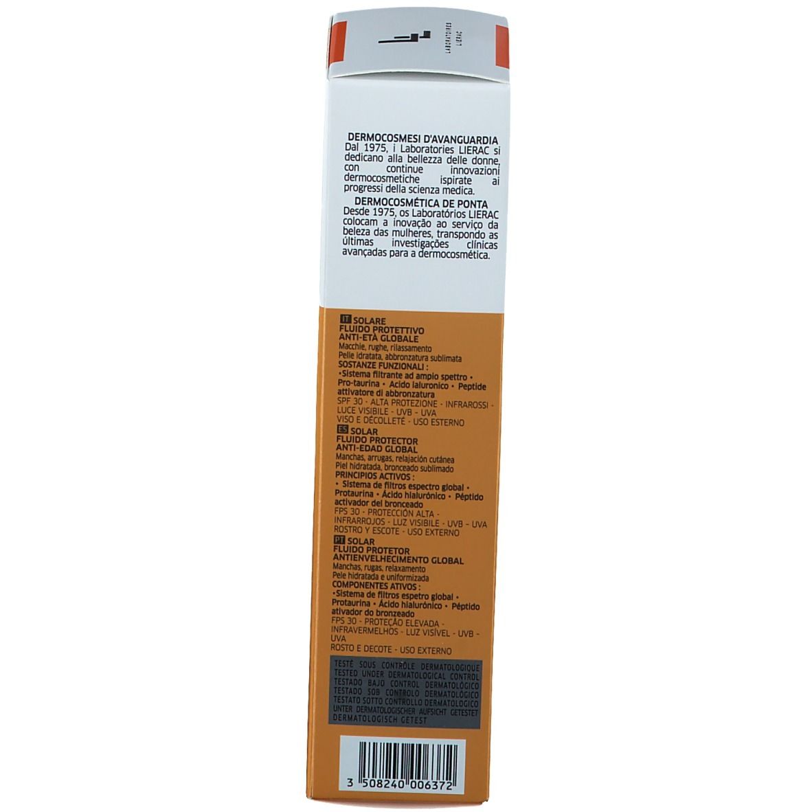 Lierac Sunissime Fluide Protecteur énergisant anti-âge global SPF30