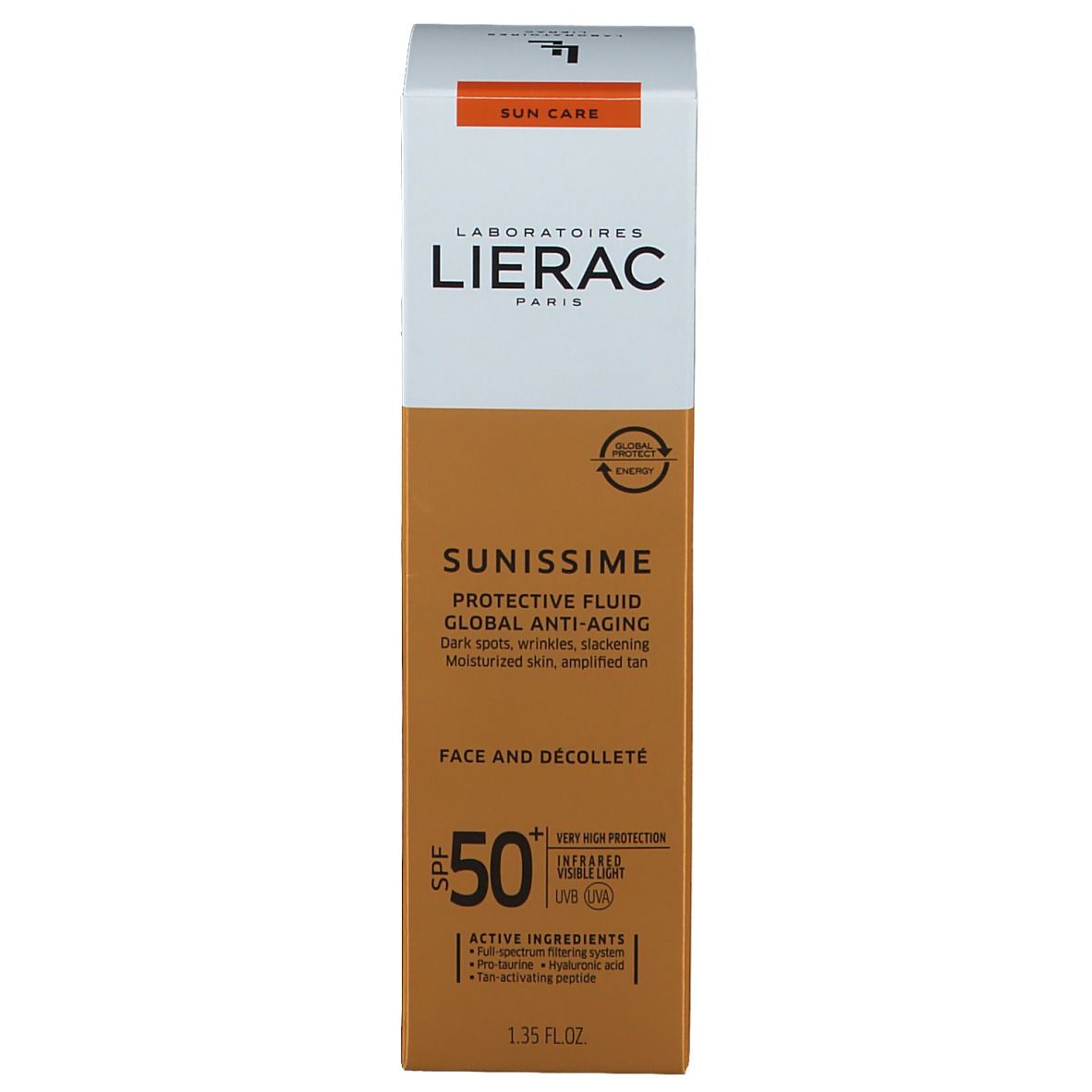 LIERAC Sunissime Fluide Protecteur énergisant anti-âge global SPF50+