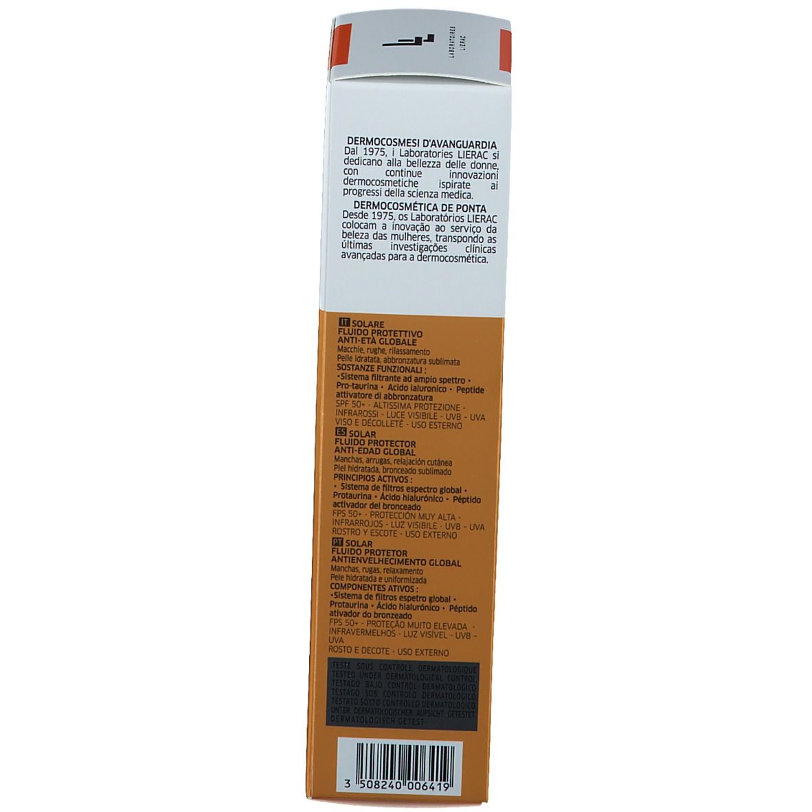 LIERAC Sunissime Fluide Protecteur énergisant anti-âge global SPF50+