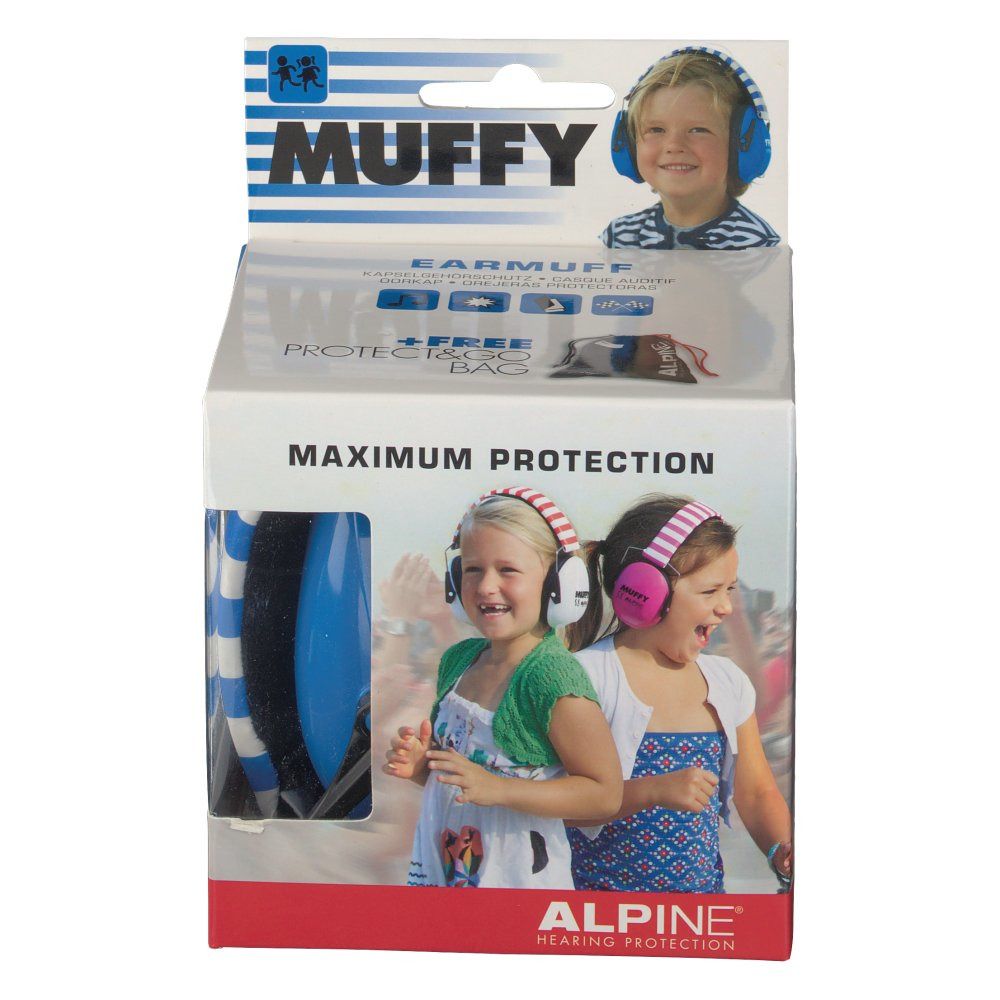 ALPINE® MUFFY Maximun Protection Kapselgehörschutz Kids blau