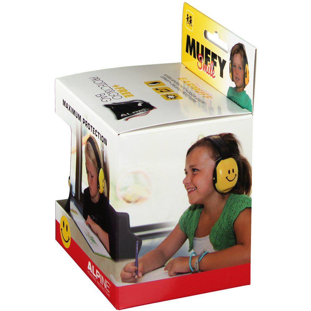 ALPINE® MUFFY Maximun Protection Kapselgehörschutz Kids Smile