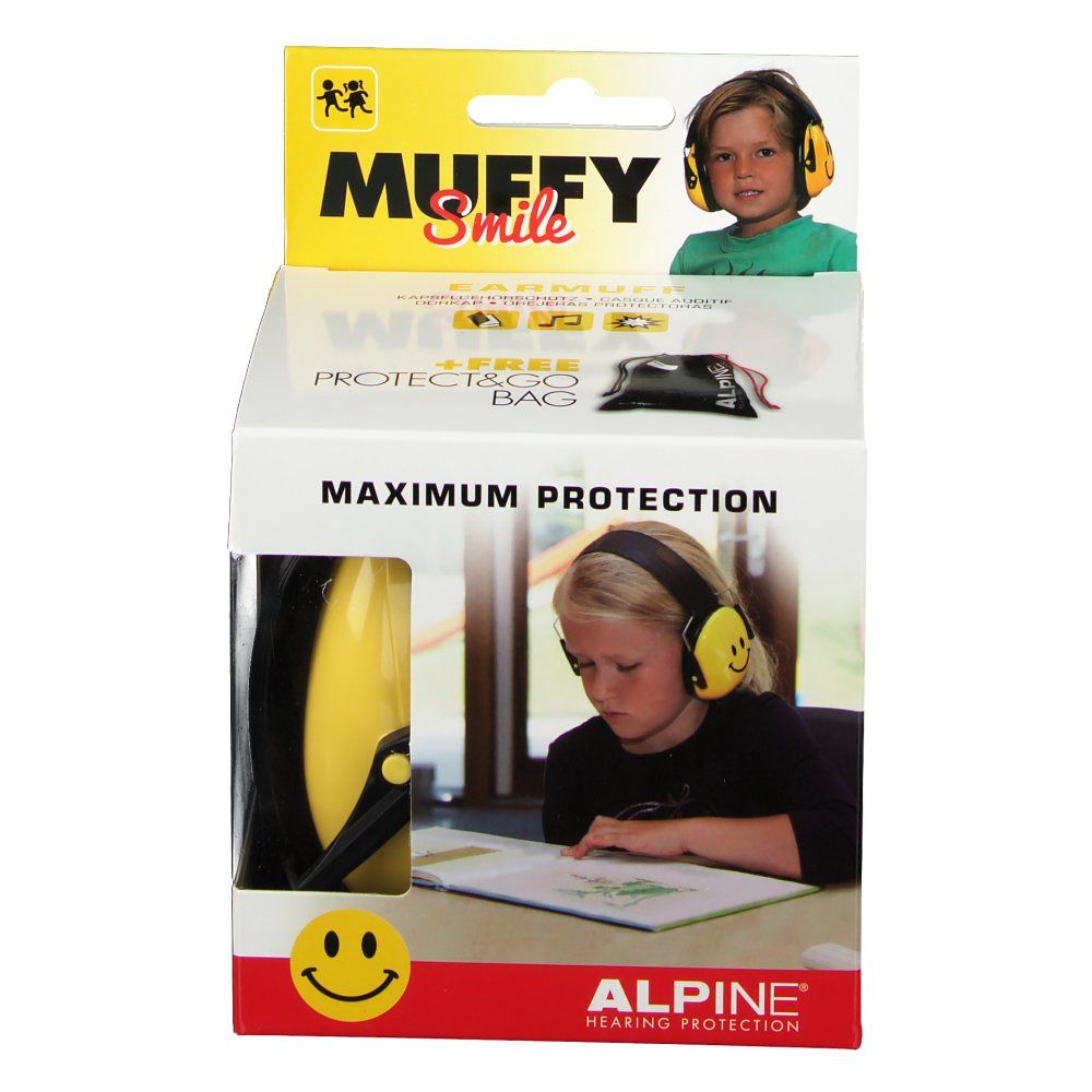 ALPINE® MUFFY Maximun Protection Kapselgehörschutz Kids Smile