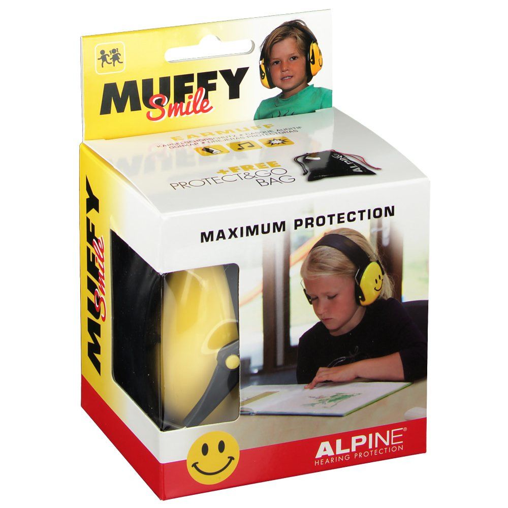ALPINE® MUFFY Maximun Protection Kapselgehörschutz Kids Smile