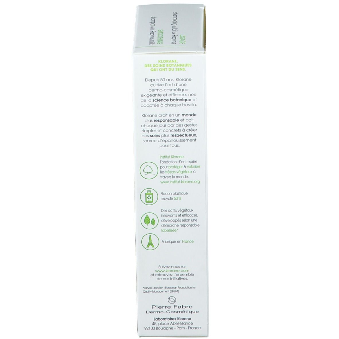 Klorane Shampooing au lait de Papyrus