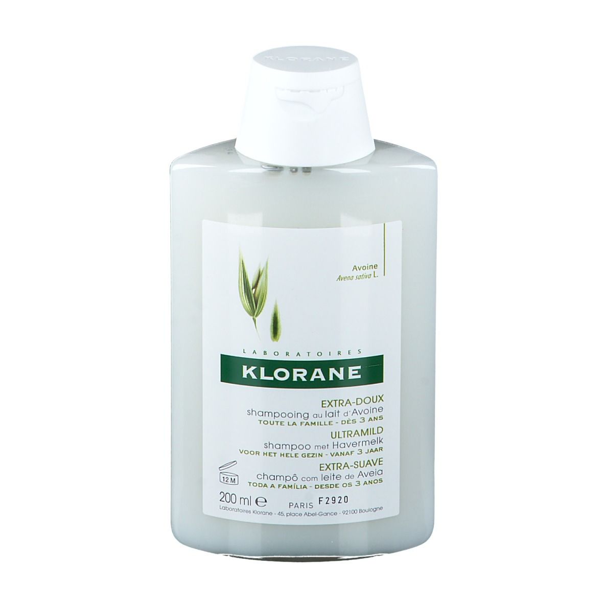 KLORANE Extramildes Shampoo mit Hafermilch