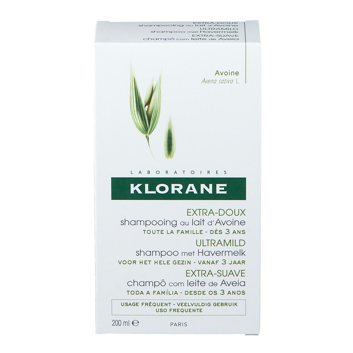 KLORANE Extramildes Shampoo mit Hafermilch