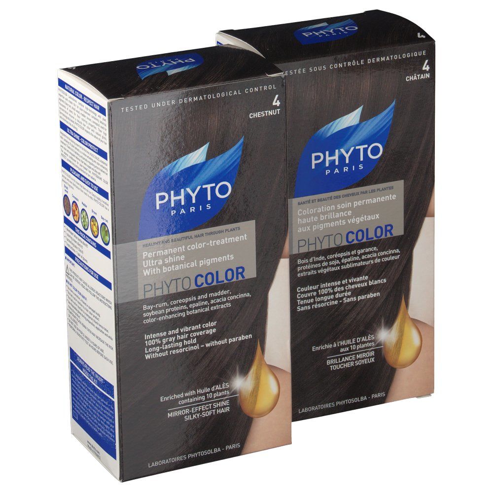 PHYTOCOLOR Coloration permanente 4 Châtain