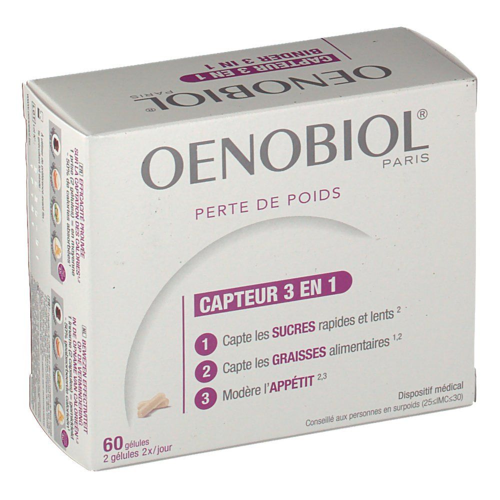 OENOBIOL® Gewichtsabnahme 3 in 1 Kapseln