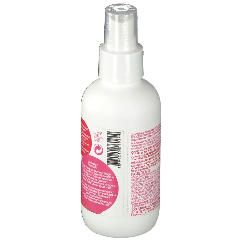 TOOFRUIT® KAPIDOUX Kinder leichtes Entwirrungsspray Kirsch-Erdbeere