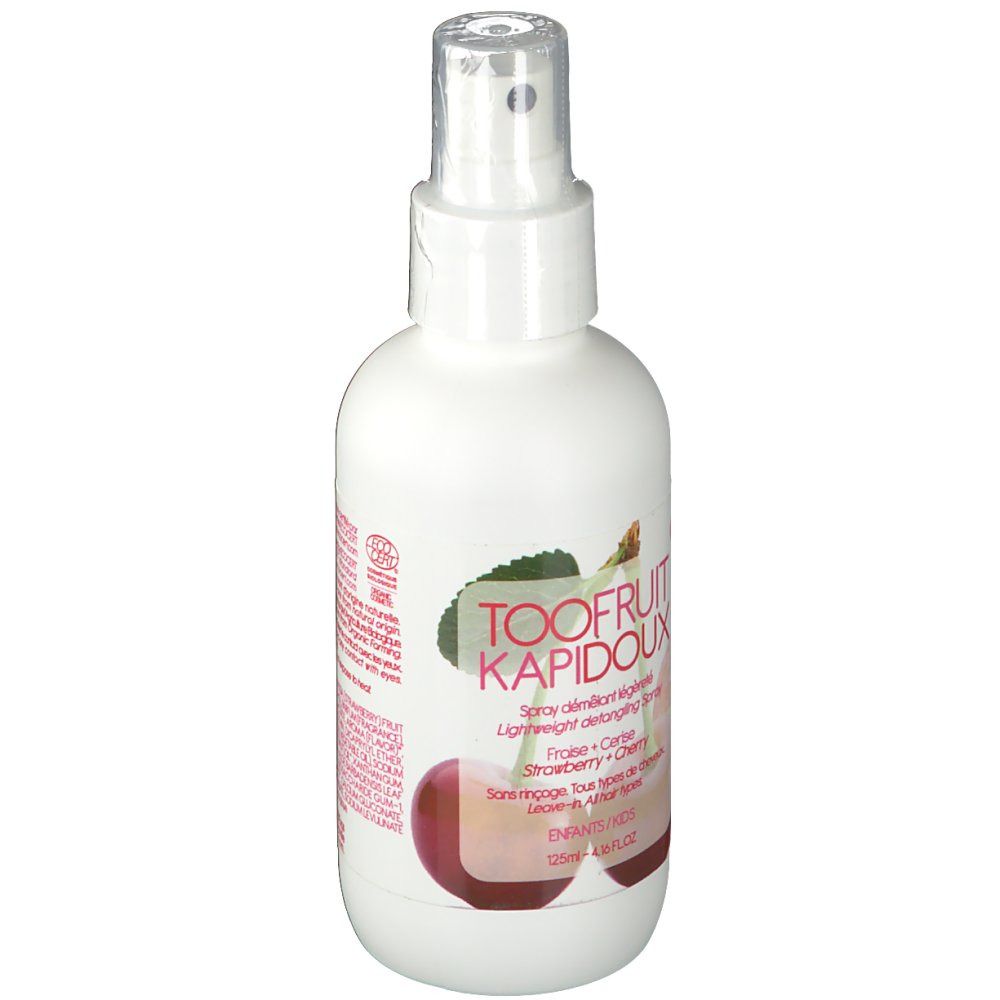 TOOFRUIT® KAPIDOUX Kinder leichtes Entwirrungsspray Kirsch-Erdbeere