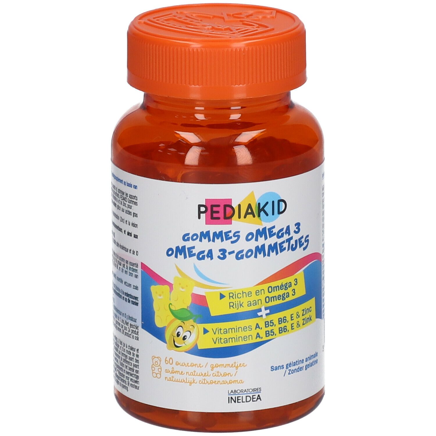 PEDIAKID® Gommes Oméga 3 - Croissance et développement des enfants.