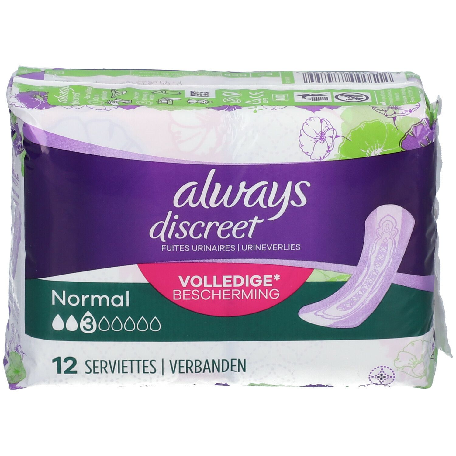 Always Discreet Inkontinenz Binden Normal