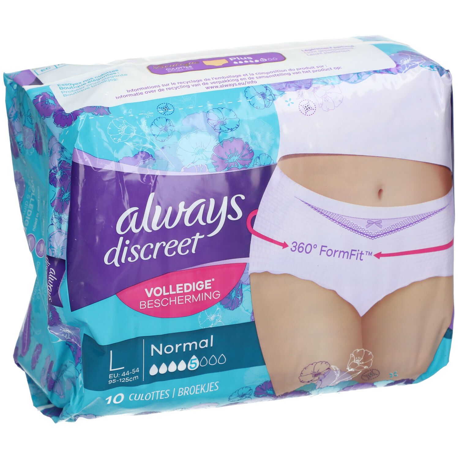 Always Discreet Incontinence Pants Large