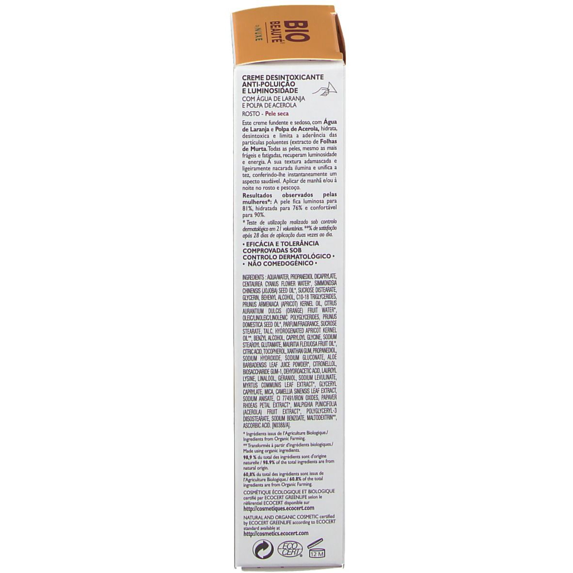 BIO-BEAUTE® Detox-Creme gegen Luftverschmutzung und für einen strahlenden Teint