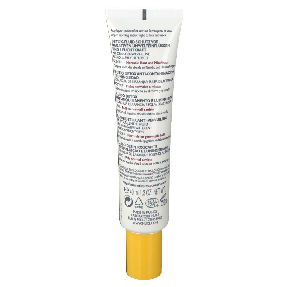 Nuxe Bio Beauté® Fluide détox anti-pollution et éclat