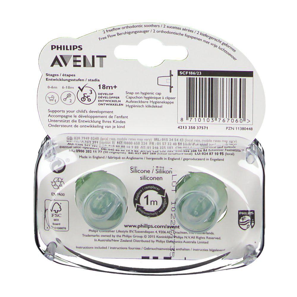 Philips® AVENT Beruhigungssauger 18+ Monate (Motiv nicht wählbar)