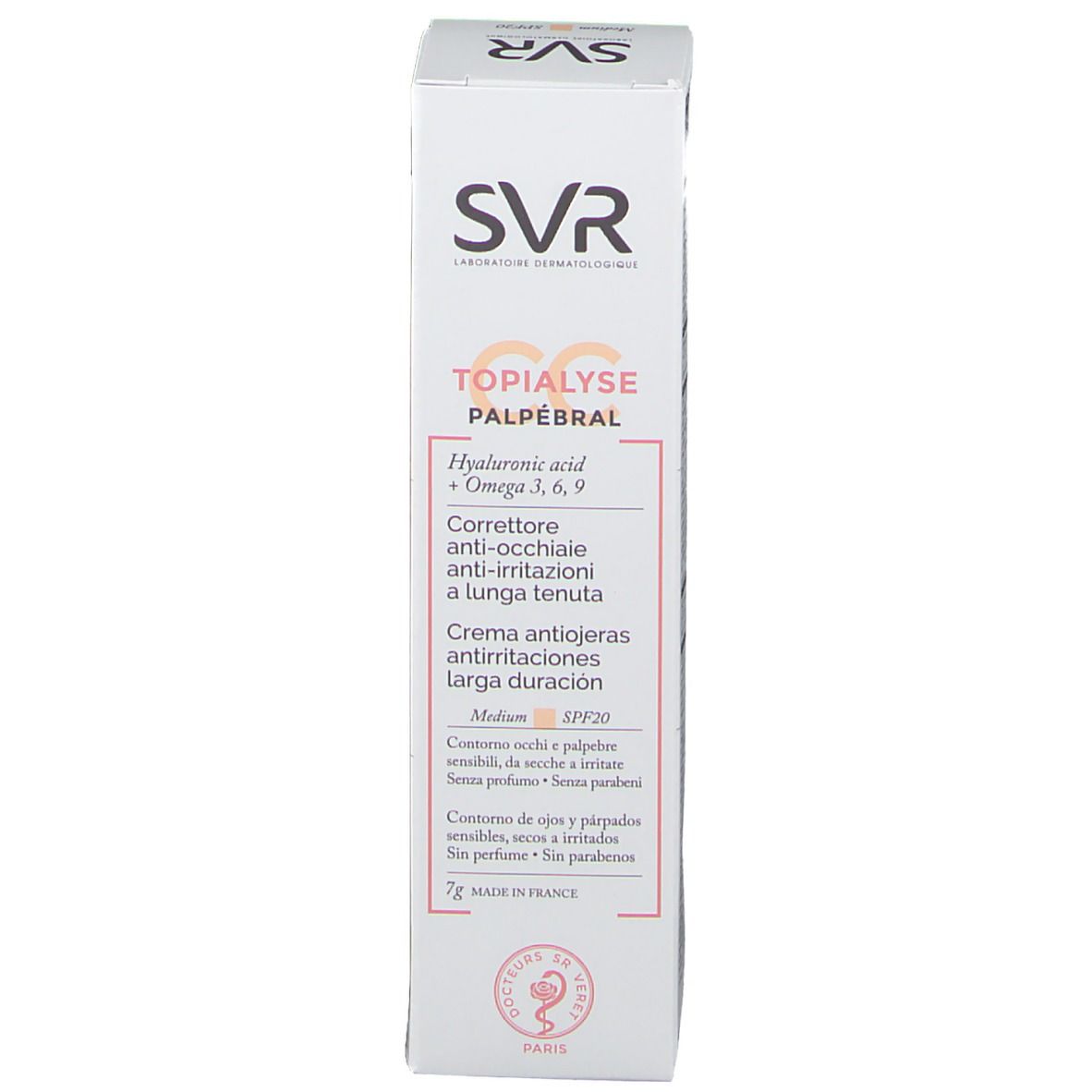 SVR Topialyse Palpébral CC medium SPF 20