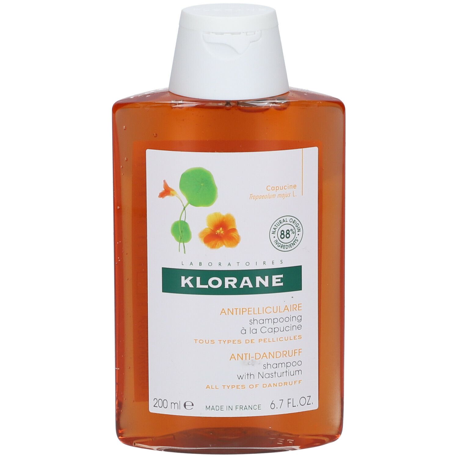 KLORANE Shampoo mit Kapuzinerkresse 200 ml Redcare Apotheke
