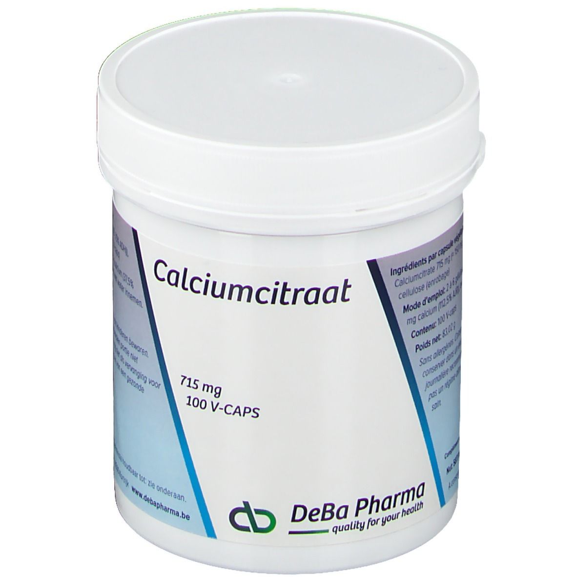 DeBa Pharma Calciumcitrat 715 mg 100 St - Redcare Apotheke