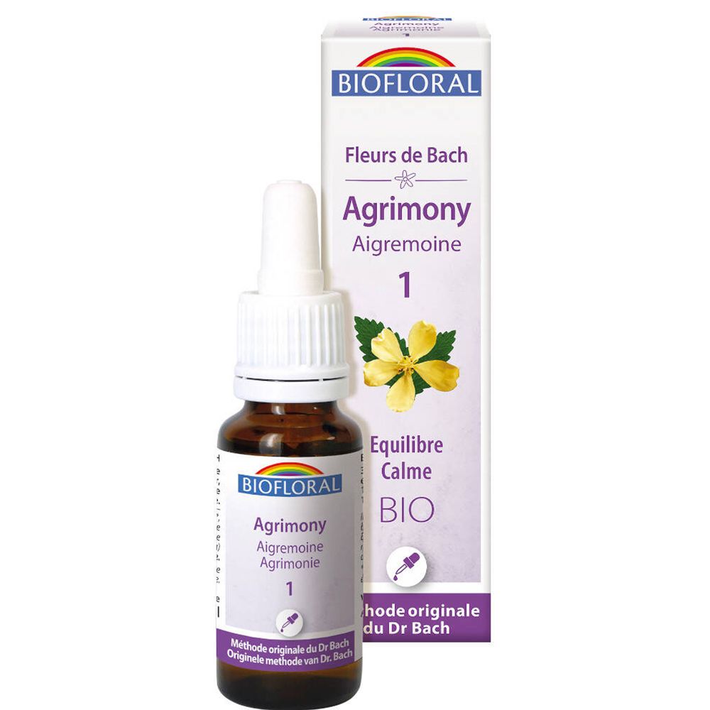 BIOFLORAL 01 - Agrimony - Aigremoine - 20 ml