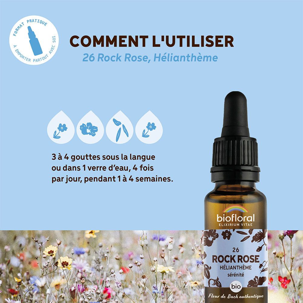 BIOFLORAL 26 - Rock Rose - Helianthus - 20 ml