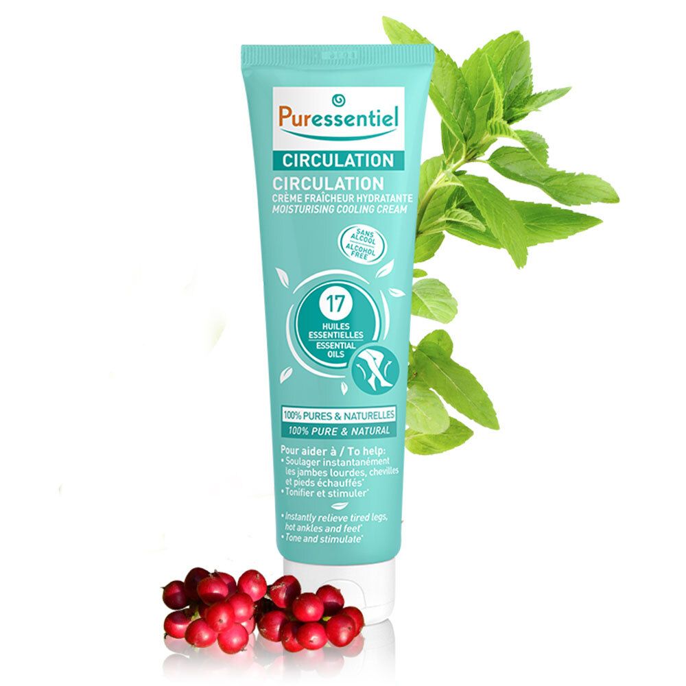 Puressentiel Circulation Crème fraîcheur hydratante Pieds & jambes