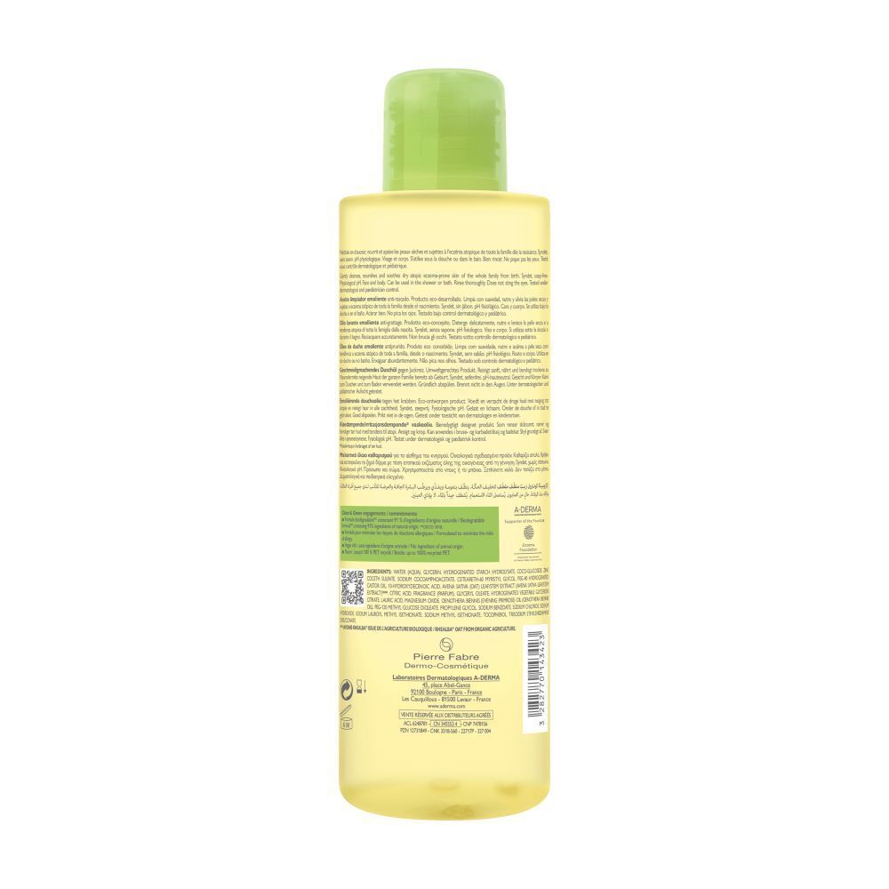 A-Derma EXOMEGA CONTROL Huile lavante émolliente