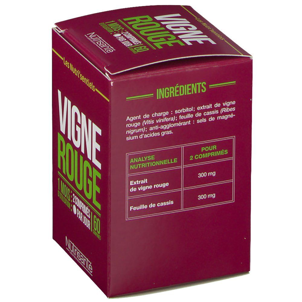 Les Nutri'sentiels Vigne Rouge