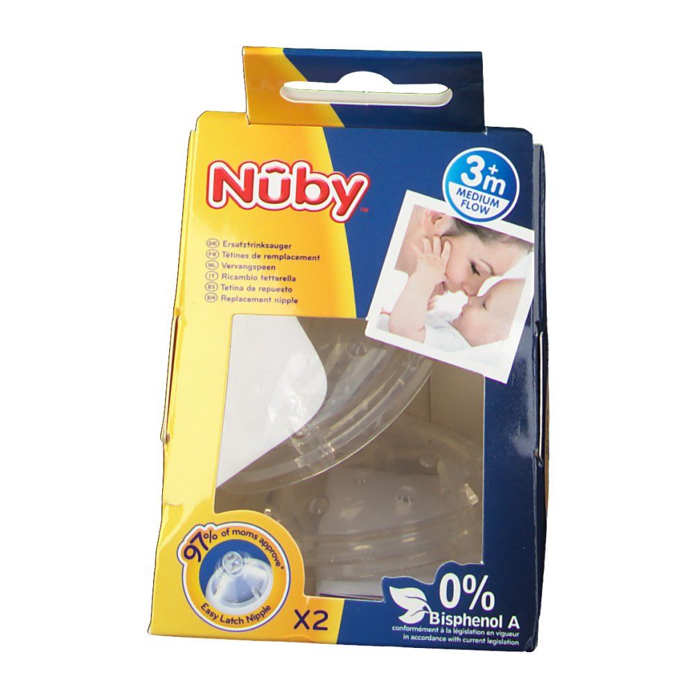 Nuby Silikon-Ersatzmundstück auslaufsicher