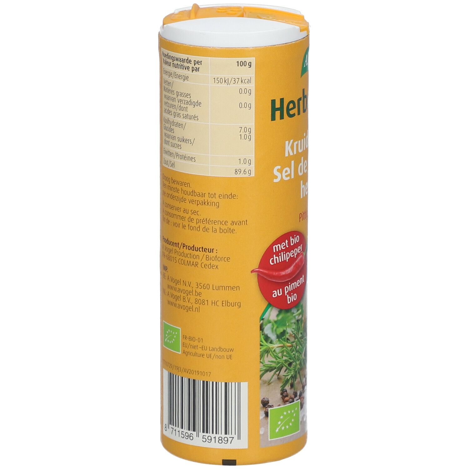 A. Vogel Spicy® Herbamare Meersalz scharfe Rezeptur