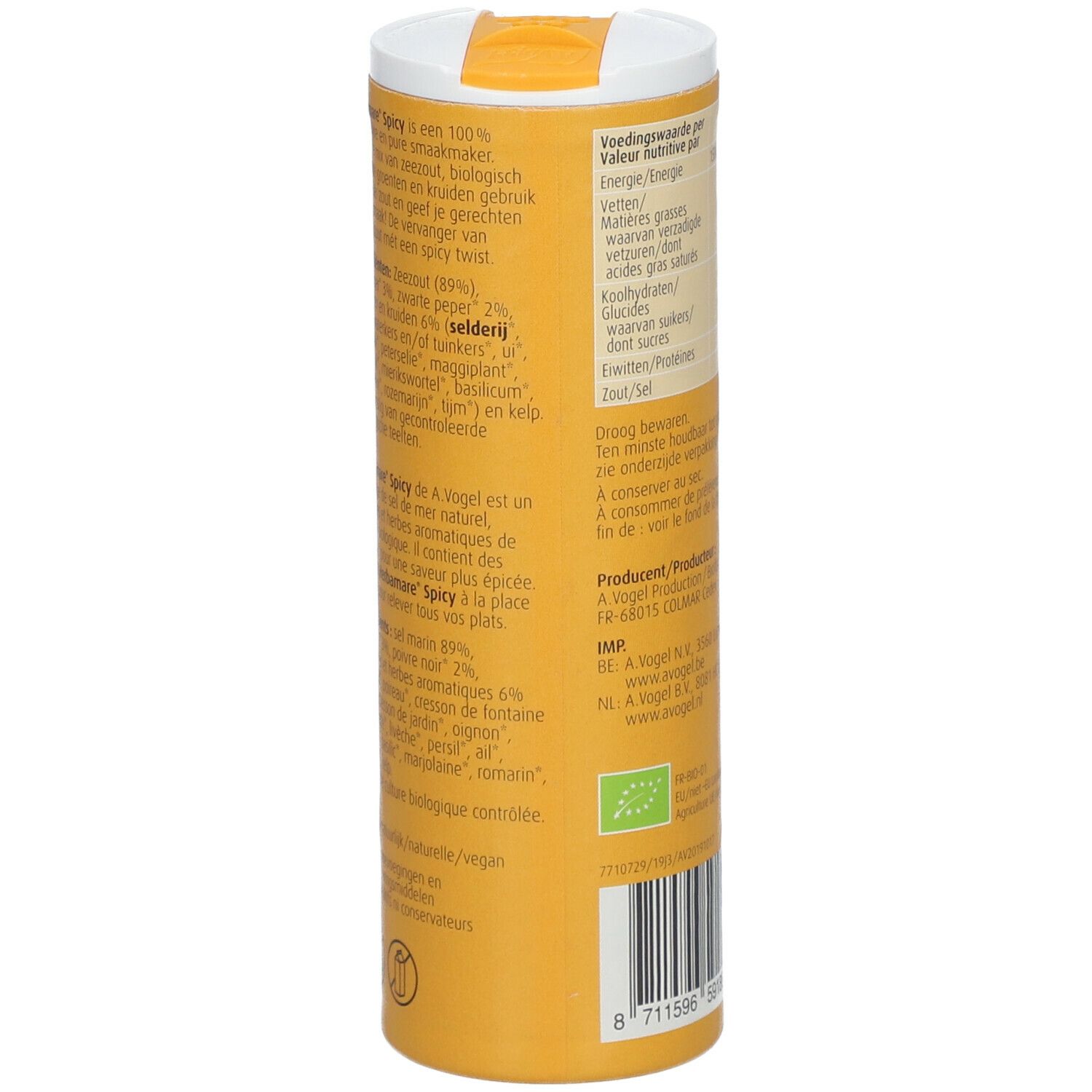 A. Vogel Spicy® Herbamare Meersalz scharfe Rezeptur