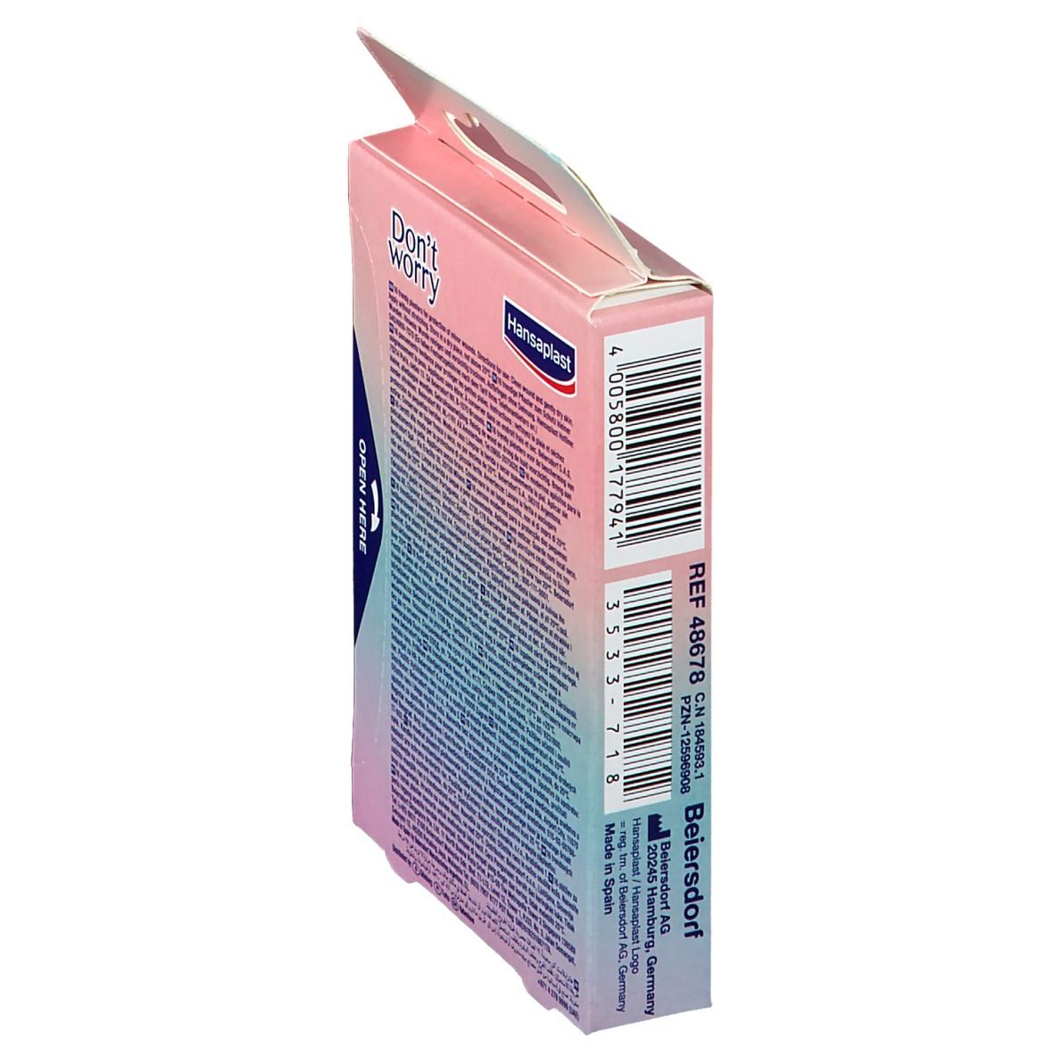 Hansaplast Pflasterstrips Dont Worry Limited Edition 7,2 x 1,9 cm