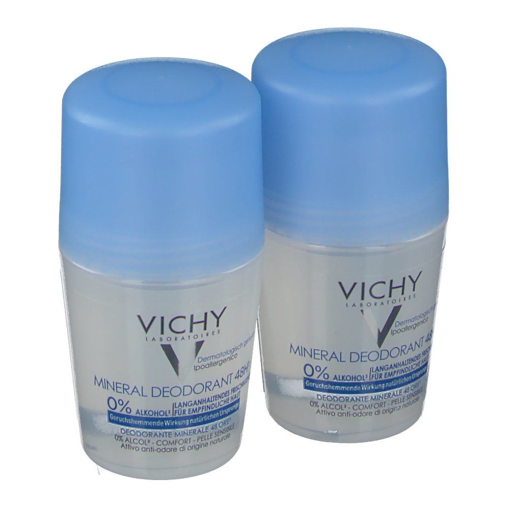 VICHY Déodorant Minéral Sans sels d'aluminium Roll on