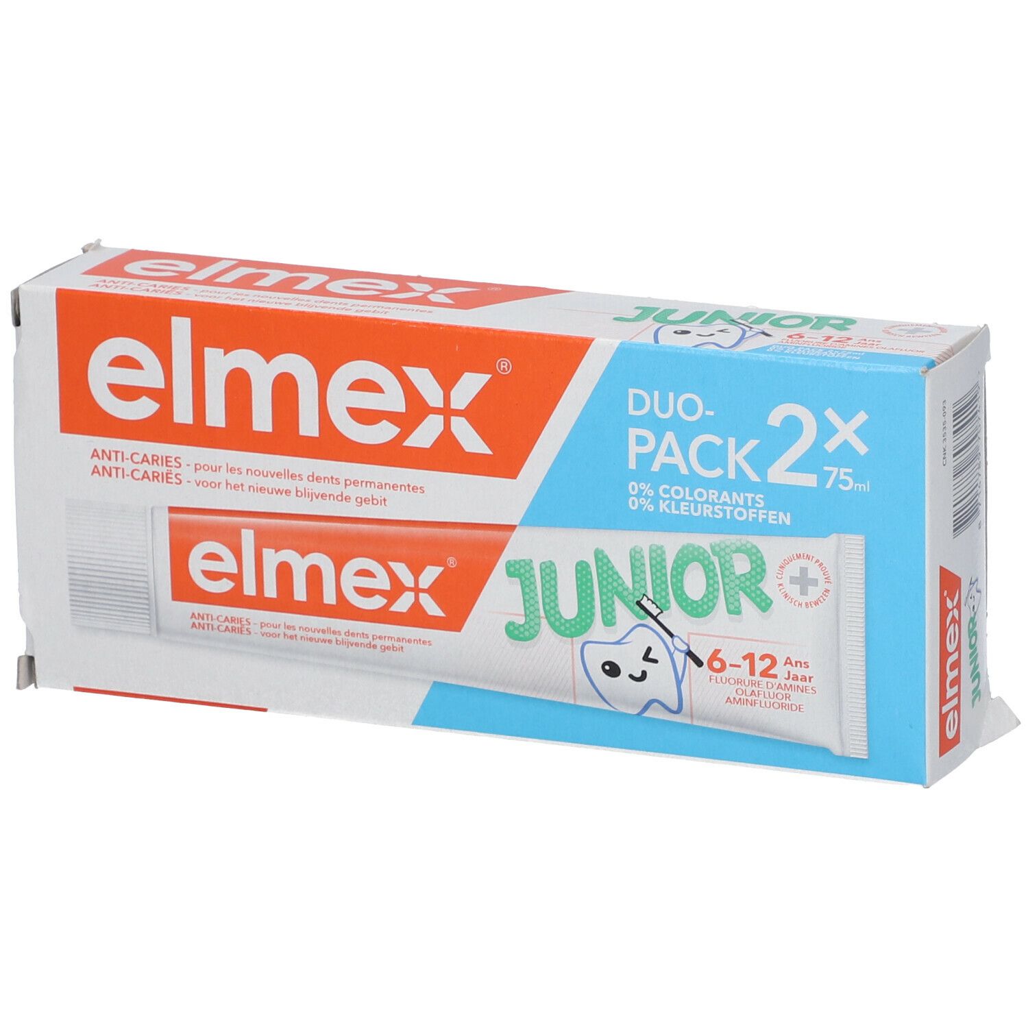 elmex® Junior Dentifrice 6-12 ans